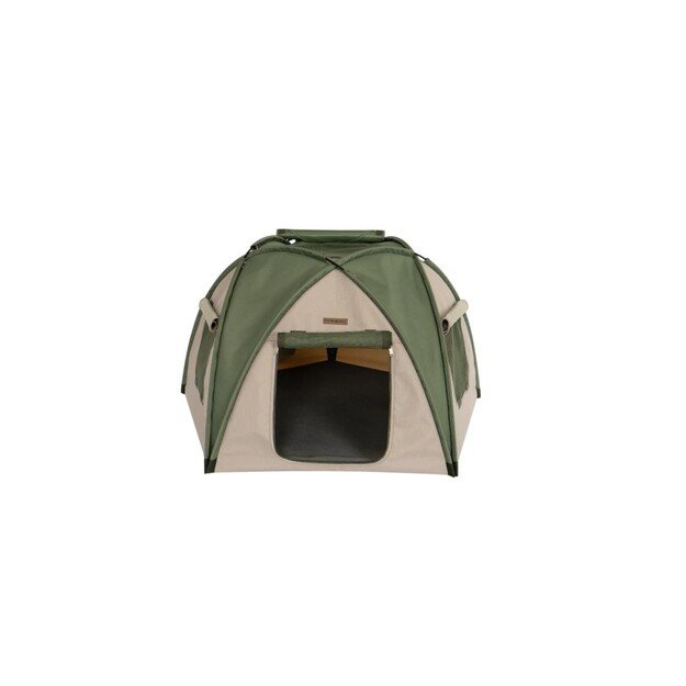 Nordic Paws - Ludvig pet tent, green/grey 100 x 100 x 53 cm - (7000241012575)