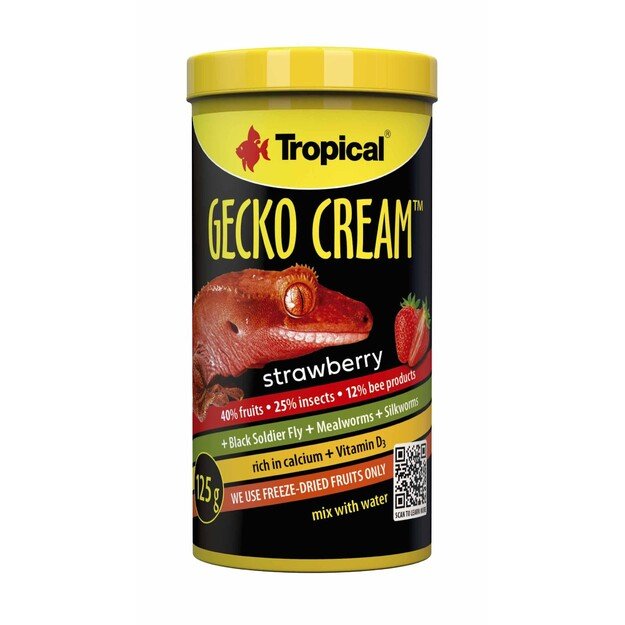 TROPICAL - Gecko Cream Strawberry 100Ml - (260.4010)