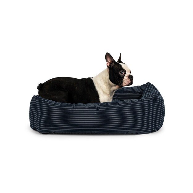 Fossflakes - PetBed Small 50x70 Navy Pinstripe - (PET-BED-050-070-103)