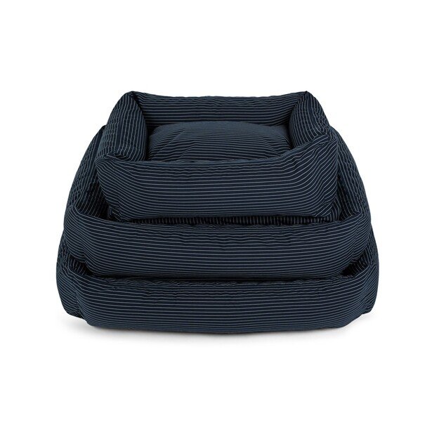 Fossflakes - PetBed Small 50x70 Navy Pinstripe - (PET-BED-050-070-103)