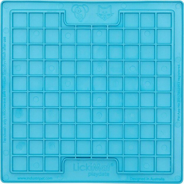 LICKI MAT - Dog Bowl Playdate Light Blue 20X20Cm - (645.5334)