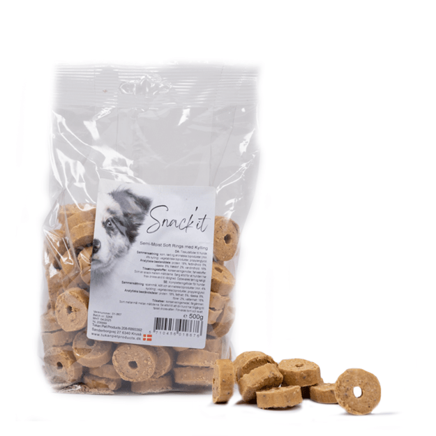 Snack'it - Soft Rings w. Chicken 500g - (01-867)