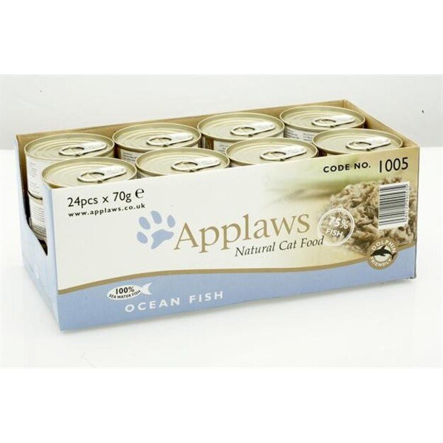 Applaws - 24 x Wet Cat Food 70 g - Ocean Fish