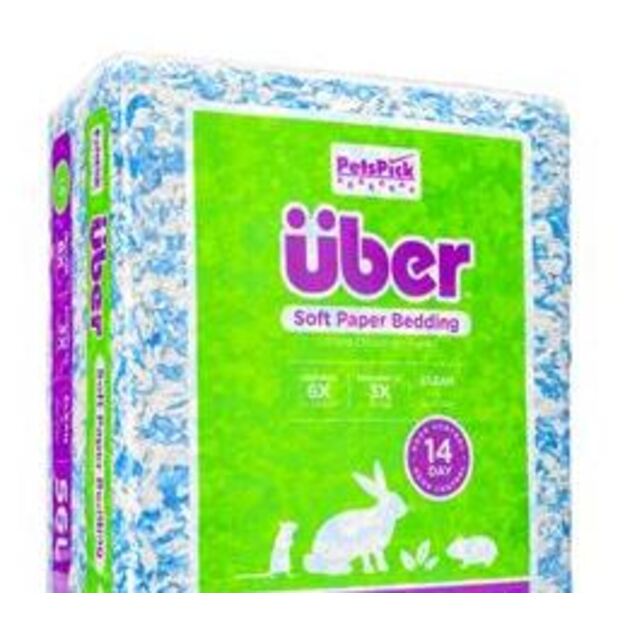 Über - Soft Paper Bedding 36l Blue/White - (45050)