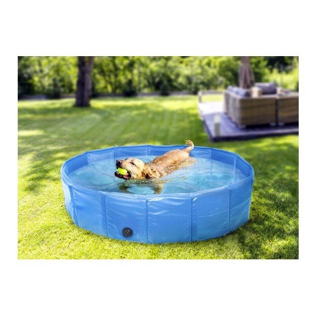 Flamingo - Doggy Splash Pool Blue M  120x30CM - (540058510924)