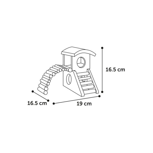 Flamingo - House for hamsters and mice, Marty - (540058516230)