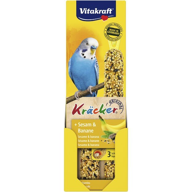 Vitakraft - Kräcker® banana and sesame, for budgies