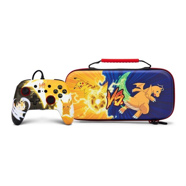 PowerA Enhanced Wired Controller - Nintendo Switch - Pikachu vs. Meowth