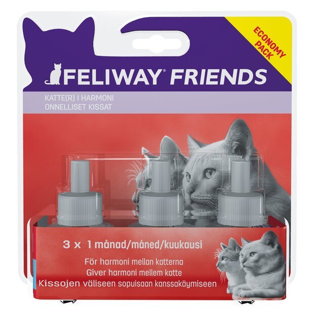 Feliway - Friends refill for diffusor 3 x 48 ml. - (970265)