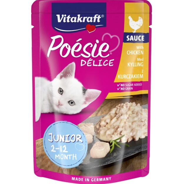 Vitakraft - Poésie Délice Junior chicken 85gr - (36668)