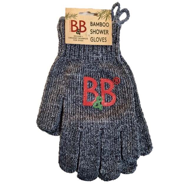 B&B - Bamboo showergloves for dogs (01800)