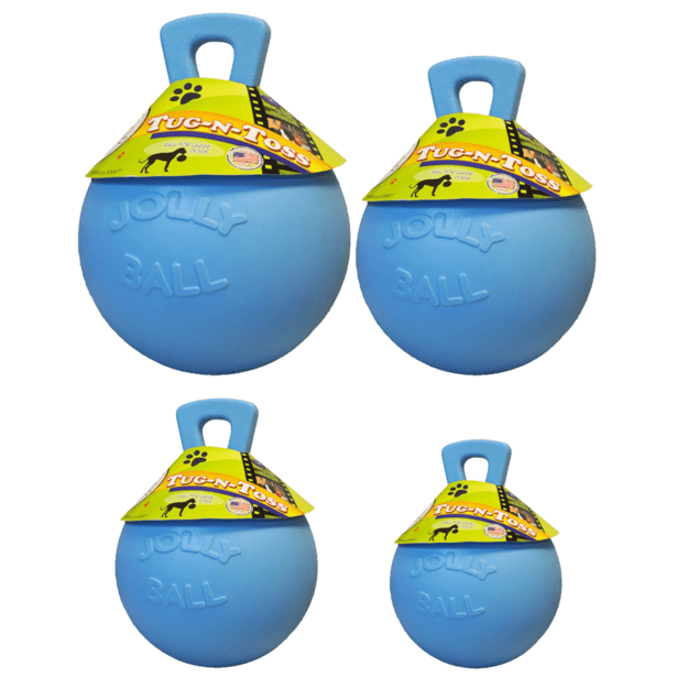 Jolly Pets - Tug-N-Toss 15cm Baby Blue (Blue Berry Smell) - (JOLL045B)