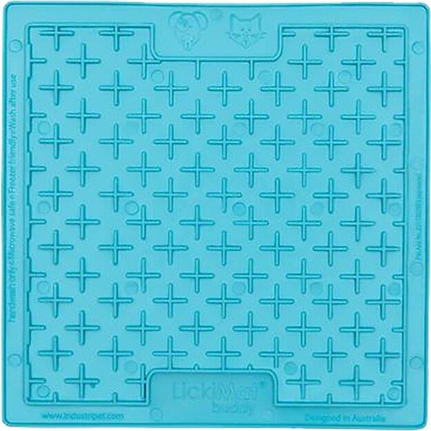 LICKIMAT - Dog lick mat Buddy Light Blue 20X20Cm - (645.5353)