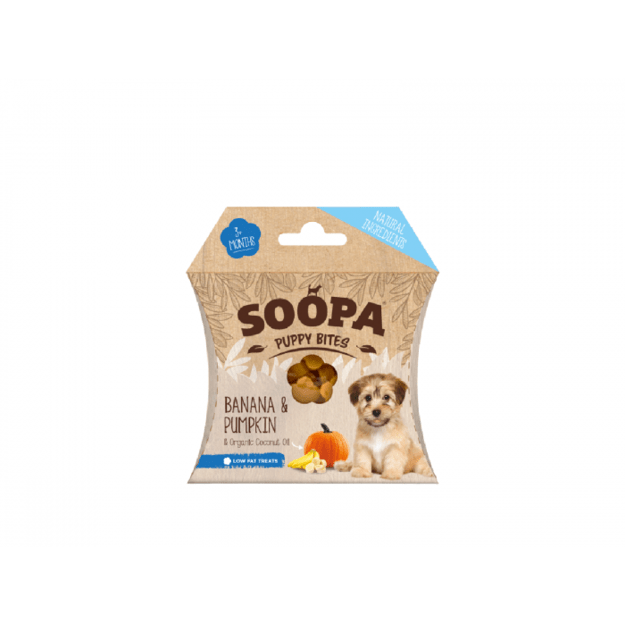 SOOPA - Puppy Bites Banana & Pumpkin 50g - (SO920821)