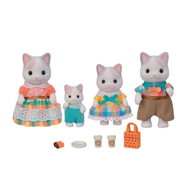 Sylvanian Families - Latte Cat Family (5738)