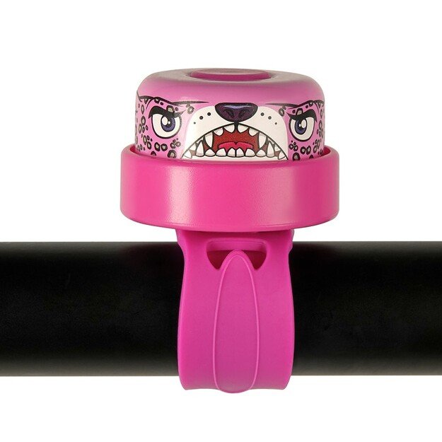 Crazy Safety - Pink Leopard Bicycle Bell for Kids - Unisize