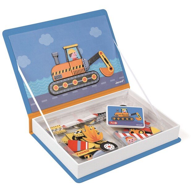 Janod - Magneti'Book - Racers - 50 magnets (LKJ2715) 2