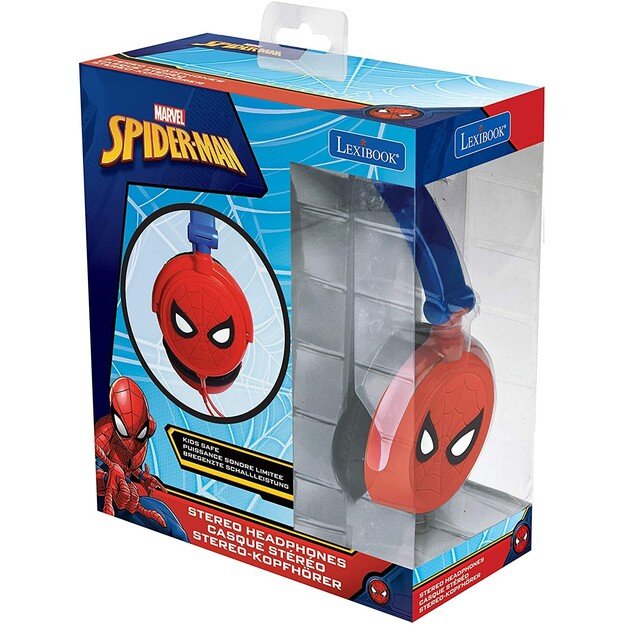 Lexibook - Spider-Man - 2 in 1 Foldable Headphones (HPBT010SP)