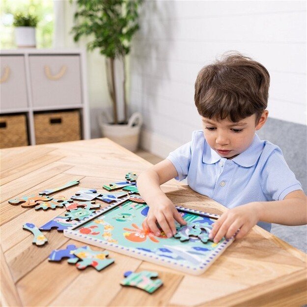 Melissa and Doug - Underwater Wooden Gear Puzzle - (31003)