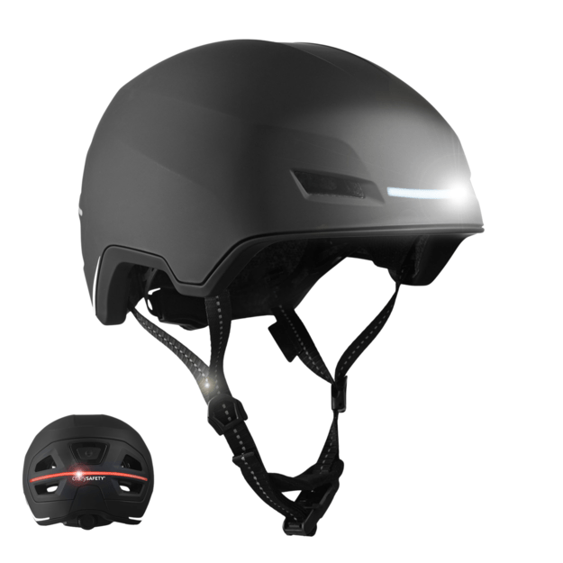 Crazy Safety - E-Bike Helmet for Adults - Black - M/L (55-61cm)