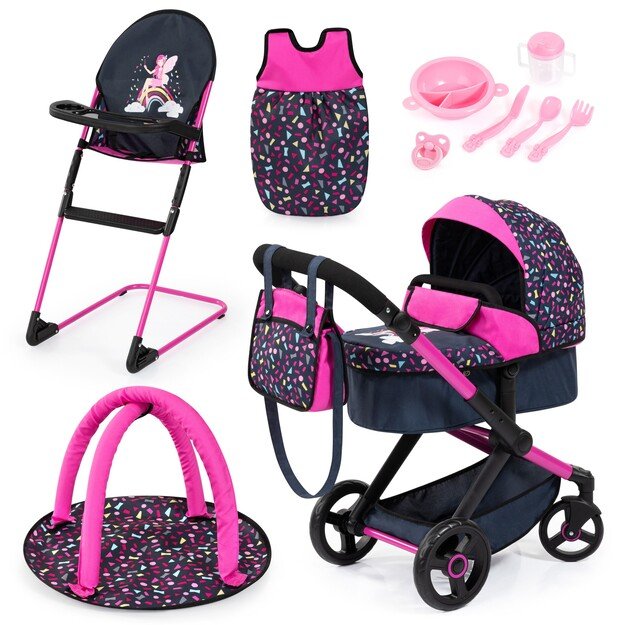 Bayer - Dolls pram Xeo deluxe set (17080AB)