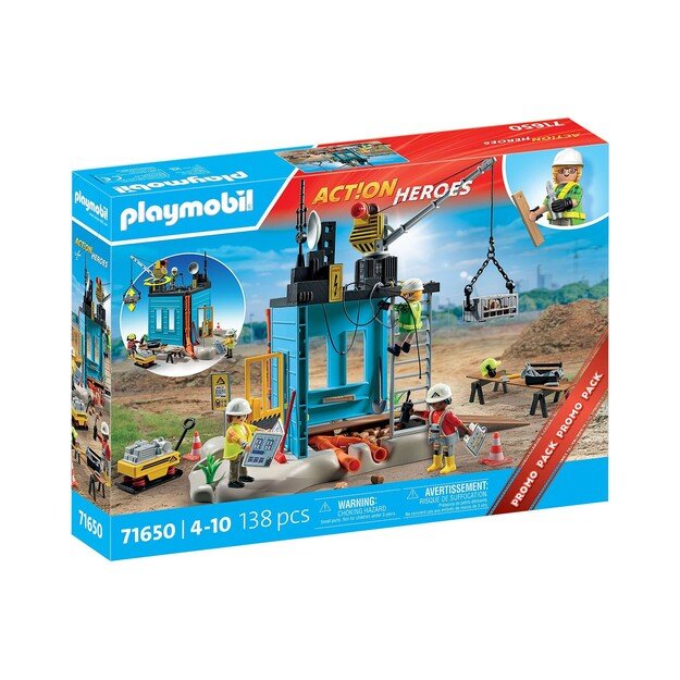 Playmobil - Construction site (71650)