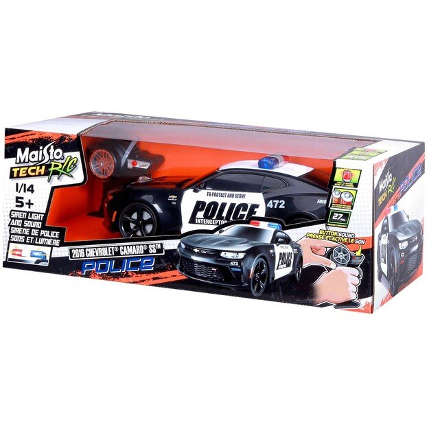 MAISTO R/C - Police Car–Chevrolet Camaro R/C 1:14 27/40Mhz  (140011)