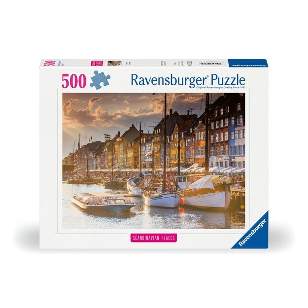 Ravensburger - Puzzle Sunset In Copenhagen 500p (12000846)