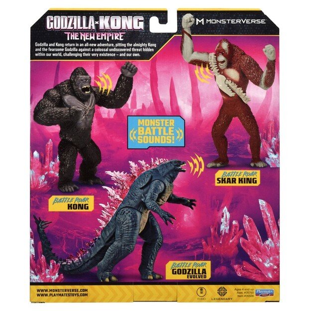 MonsterVerse - Godzilla x Kong Deluxe Battle Roar Godzilla 17,5cm (271-35506)
