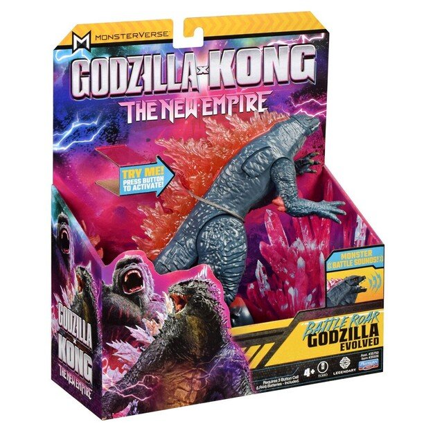 MonsterVerse - Godzilla x Kong Deluxe Battle Roar Godzilla 17,5cm (271-35506)