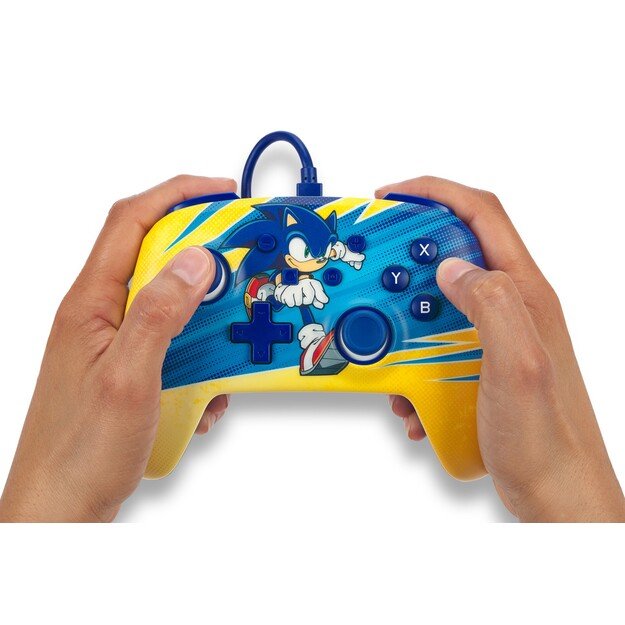 PowerA Enhanced Wired Controller for Nintendo Switch - Sonic Boost