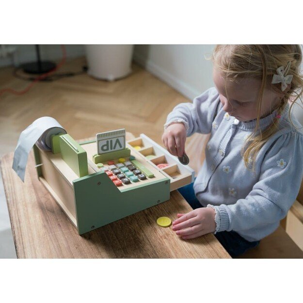 Dantoy - Wooden Cash register set (4770)