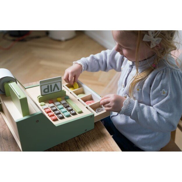 Dantoy - Wooden Cash register set (4770)