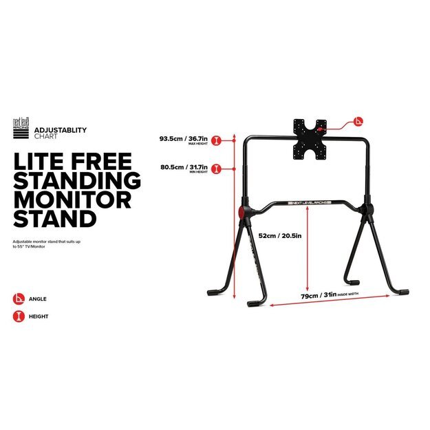 Next Level Racing - Lite Free Standing Monitor Stand