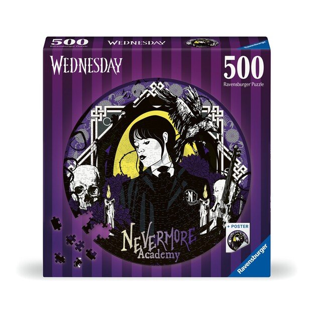 Ravensburger - Puzzle Wednesday Nevermore 500p (10217573)