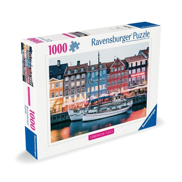 Ravensburger - Puzzle Scandinavian Copenhagen Denmark 1000p (12000111)