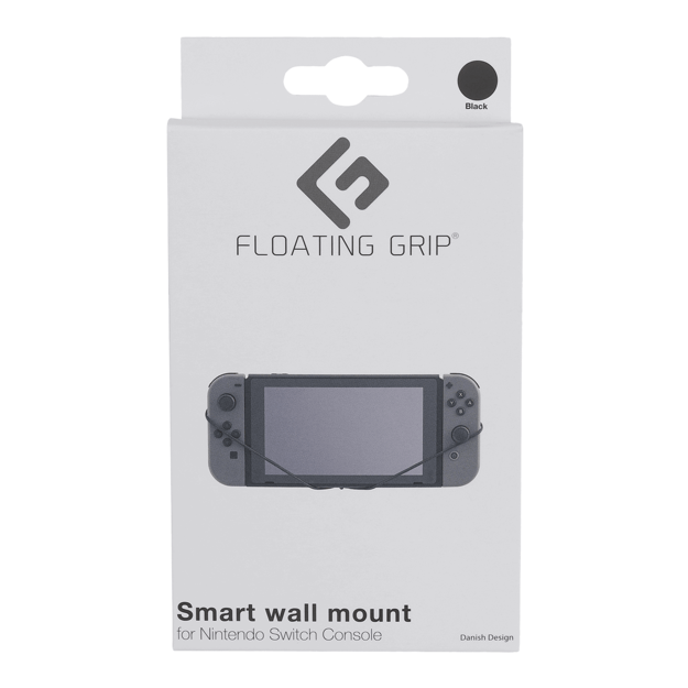 Nintendo Switch Console wall mount by FLOATING GRIP®, Black