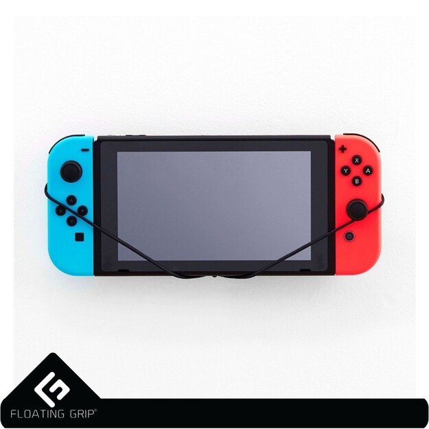 Nintendo Switch Console wall mount by FLOATING GRIP®, Black