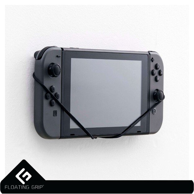 Nintendo Switch Console wall mount by FLOATING GRIP®, Black