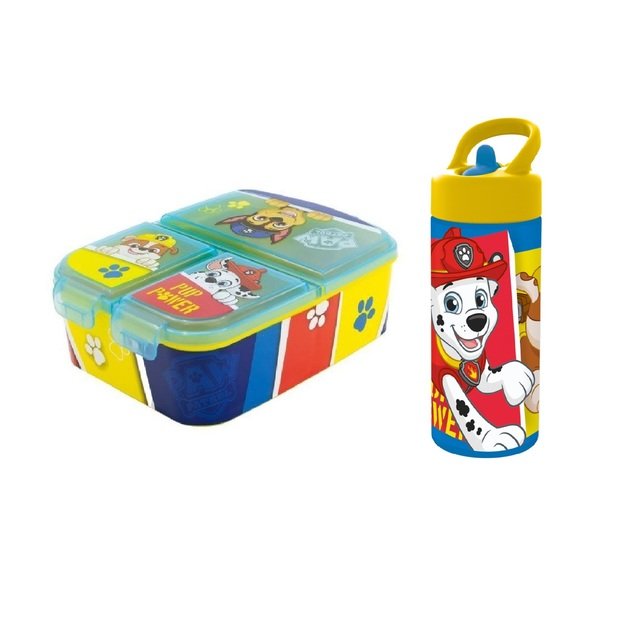 Stor - Lunch Box & Water Bottke- Paw Patrol