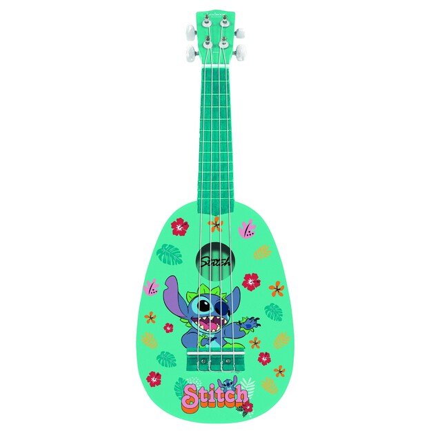 Lexibook - Stitch Wooden Ukulele with nylon cords (21')' (K230D)