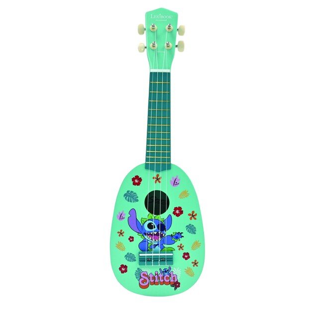 Lexibook - Stitch Wooden Ukulele with nylon cords (21')' (K230D)