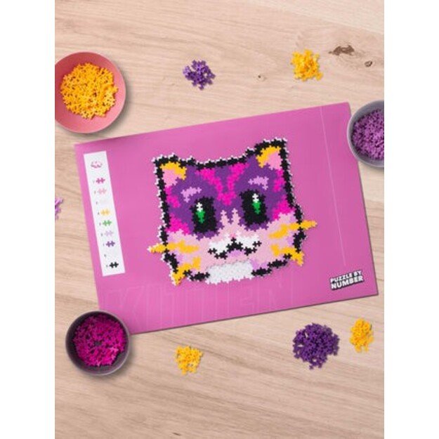 Plus-Plus Puzzle By Number Kitten 500pcs (3960)