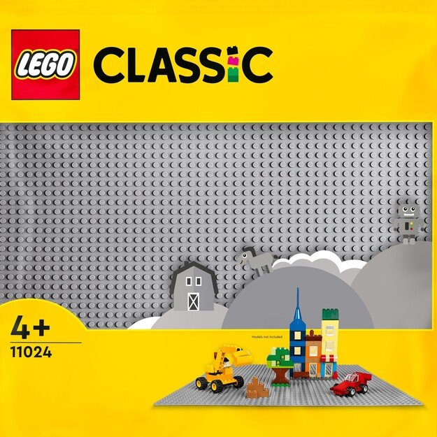 LEGO Classic - Gray Baseplate (11024)
