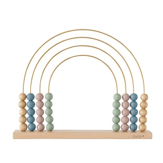 OYOY Mini - Abacus Rainbow - Brass Plated