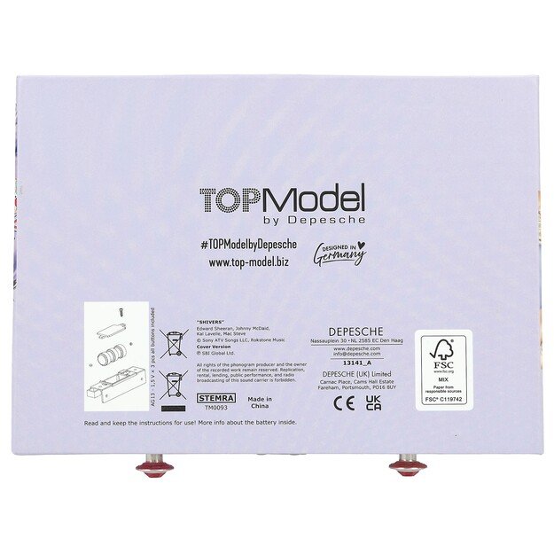 Topmodel - Big Jewellery Box With Code And Sound - Pale Purple