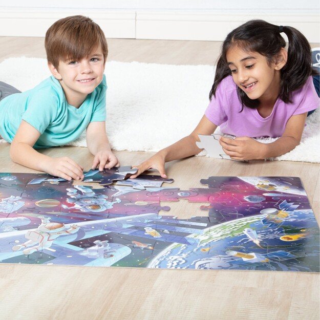 Melissa & Doug - Outer Space Glow-in-the-Dark Floor Puzzle (31010)