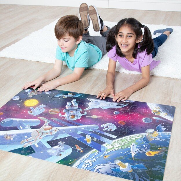 Melissa & Doug - Outer Space Glow-in-the-Dark Floor Puzzle (31010)