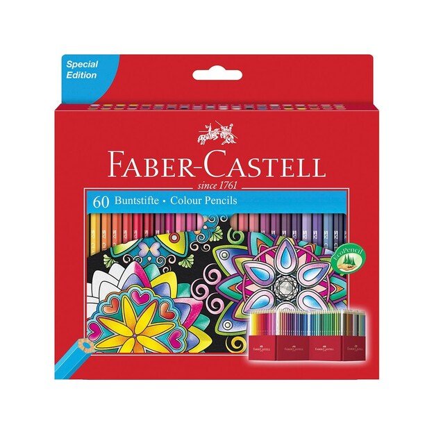 Faber-Castell - Castle box Colour pencil of 60