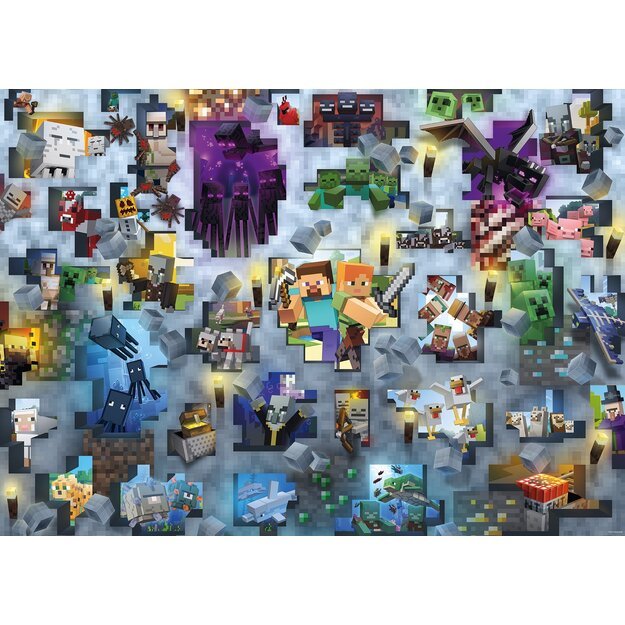 Ravensburger - Puzzle Minecraft Mobs 1000p (12000422)